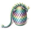 Easter Dragon Egg 3D Printed Dragon Egg Articulated Dragon Crystal Dragon with Dragon Fidget Dragon Egg Toy Executive Desk Toys