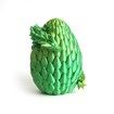 Dragon Egg,Red Mix Gold,Surprise Egg Toy with Flexible Dragon,3D Printed Gift,Articulated Dragon Egg Fidget Toy (Green and Yellow,12" Dragon )