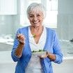 Small Scoop Plates for Elderly - Adaptive Plates with Handles, One Handed Adaptive Equipment, Disabled Products, Non Skid Melamine Bowls with Handles 17CM Milky White