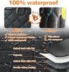 Dog Seat Cover Waterproof Hammock 600D Nonslip Durable Soft Pet Back Seat Covers for Cars Trucks and SUVs
