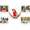 Talking Parrot Toy that Repeats What You Say Fun Learning Companion Brings Happiness in Red