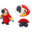Talking Parrot Toy that Repeats What You Say Fun Learning Companion Brings Happiness in Red