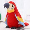 Talking Parrot Toy that Repeats What You Say Fun Learning Companion Brings Happiness in Red