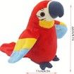 Talking Parrot Toy that Repeats What You Say Fun Learning Companion Brings Happiness in Red