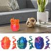 3D Printed Dragon in Egg,Full Articulated Crystal Dragon with Dragon Egg,Flexible Joints Home Decor Executive Desk Toys,Office Decor (Red)
