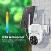 WiFi Security Camerax4 CCTV Set Solar Wireless Home PTZ Outdoor Surveillance System 4MP Spy Waterproof Remote Channel