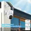 WiFi Security Camerax4 CCTV Set Solar Wireless Home PTZ Outdoor Surveillance System 4MP Spy Waterproof Remote Channel