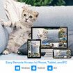 WiFi Security Camerax4 CCTV Set Solar Wireless Home PTZ Outdoor Surveillance System 4MP Spy Waterproof Remote Channel