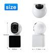 WiFi Security Camerax2 Baby Home Cam Wireless Surveillance Motion Detection 2K 3MP 2 Way Video Pet Smart Indoor Desktop Monitor