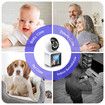 WiFi Security Camerax2 Baby Home Cam Wireless Surveillance Motion Detection 2K 3MP 2 Way Video Pet Smart Indoor Desktop Monitor