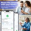 WiFi Security Camerax2 Baby Home Cam Wireless Surveillance Motion Detection 2K 3MP 2 Way Video Pet Smart Indoor Desktop Monitor