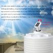 Liquid Level Sensor, Wireless Ultrasonic Tank Liquid Depth Level Meter With Alarm Clock For Electronic Ultrasonic Open Under Ground Measurement