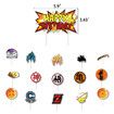 Dragon Ball Birthday Party Supplies Set,Includes Happy Banner Cake And Cupcake Toppers - 24 Latex Balloons for Kids Theme Birthday Party Decoration