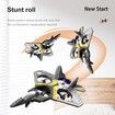 Jet Fighter Stunt RC Plane 2 4GHz Remote Control Airplane with 2 Batteries 360 Drop Resistant Stunt Spin Remote Light RC Airplane Gifts for Kids Boys