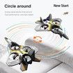Jet Fighter Stunt RC Plane 2 4GHz Remote Control Airplane with 2 Batteries 360 Drop Resistant Stunt Spin Remote Light RC Airplane Gifts for Kids Boys