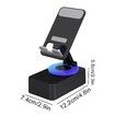 Phone Stand With Speaker,4 In 1 Collapsible Phone Stand Wireless Speaker,360 Degree Rotation Portable Phone Stand For Phones And Tablets