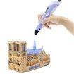 (Purple)3D Printing Pen with Display - Includes 3D Pen, 3 Starter Colors of PLA Filament