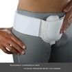 Hernia Belt Truss Hernia Band Inguinal for Men, Left Or Right Side Adjustable Waist Strap for Men and Woman Hernia Guard Inguinal Truss,White