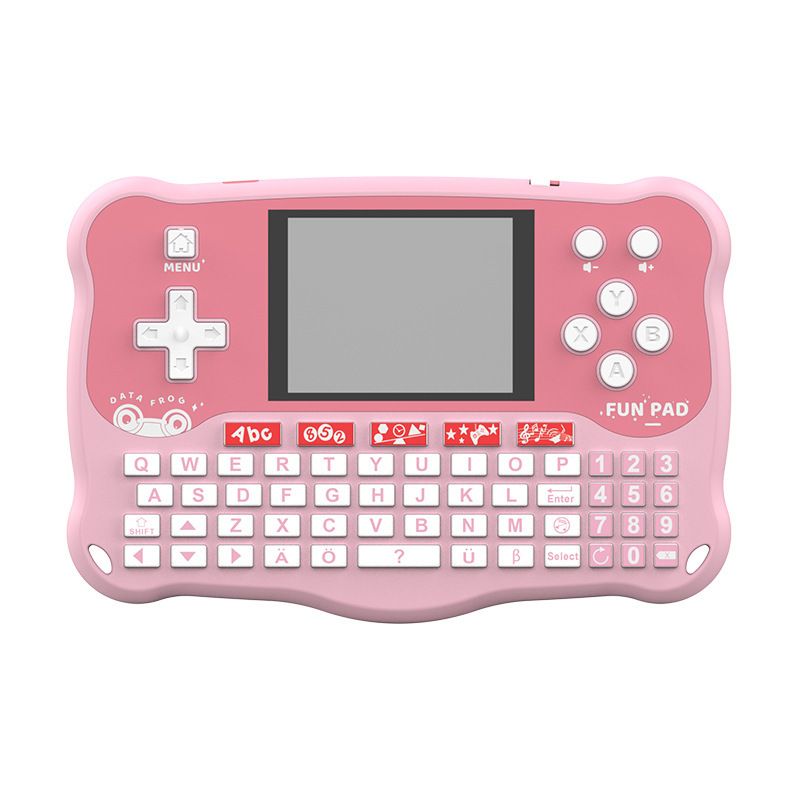 Kids Tablet, Learning Pad with 102 Activities Tablet with ABC Alphabet/Words/Music/Math, Interactive Educational Electronic Toys (Pink)