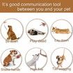 4 Pack Dog Training Clicker with Wrist Strap, Pet Training Clicker Set