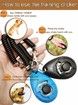 2 Pack(Black + Blue),Pet Training Clicker for Dog, Clickers with Wrist Strap for Cat Bird Puppy