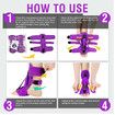 1 Pack Plantar Fasciitis Night Splint,Upgrade 3 Adjustable straps Relief for Women & Men,Brace,Achilles Tendonitis and Foot Drop(Purple)