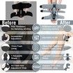 1 Pack Plantar Fasciitis Night Splint,Upgrade 3 Adjustable straps Relief for Women & Men,Brace,Achilles Tendonitis and Foot Drop(Grey)