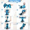 1 Pack Plantar Fasciitis Night Splint,Upgrade 3 Adjustable straps Relief for Women & Men,Brace,Achilles Tendonitis and Foot Drop(Blue)