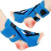 1 Pack Plantar Fasciitis Night Splint,Upgrade 3 Adjustable straps Relief for Women & Men,Brace,Achilles Tendonitis and Foot Drop(Blue)