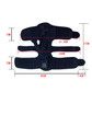 1 Pack Plantar Fasciitis Night Splint,Upgrade 3 Adjustable straps Relief for Women & Men,Brace,Achilles Tendonitis and Foot Drop(Black)