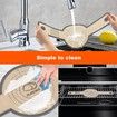 Silicone Bread Sling Dutch Oven Liner,Non-Stick & Easy Clean Reusable Oval and Round Silicone Bread Baking Mat with Long Handles,Easy to Transfer Sourdough Bread - 2 Gray set