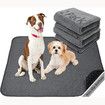 Washable Pee Pad for Dogs, 2 Packs Non-Slip Puppy Training Pads, Fast Absorbent Pet Whelping Pads, Puppy Playpen Mat (70*100cm)