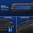 Carrying Case for PlayStation Portal,Protective Hard Shell Portable Travel Carry Handbag Full Protective Case Accessories for PlayStation Portal Remote Player (Black)