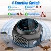 Ultrasonic Mouse Rodent Repellent Indoor Pest Repeller with LED Flashlights Mouse Deterrent For House Garden Warehouse