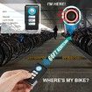 Smart Bike Tail Light, Rechargeable Antitheft Bike Alarm with Remote Waterproof, Bicycle Alarm Rear Bike Light