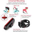 2 Pack Rechargeable Bike Tail Light, Red Bike Tail Light at Night, Bike Tail Lights with Battery Life, Easy to Install on Any Bike Trailer