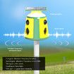 Outdoor Animal Repeller,Multi-Frequency Automatic Operation,360 Degree No Blind Spot Driving,Detection Range Size Adjustment,Ultrasonic Alarm Sound