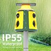 Outdoor Animal Repeller,Multi-Frequency Automatic Operation,360 Degree No Blind Spot Driving,Detection Range Size Adjustment,Ultrasonic Alarm Sound