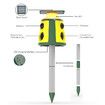 Outdoor Animal Repeller,Multi-Frequency Automatic Operation,360 Degree No Blind Spot Driving,Detection Range Size Adjustment,Ultrasonic Alarm Sound