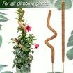 2 Pack Moss Pole,28 Inch Bendable Moss Pole for Plants Monstera,Moss Poles for Climbing Plants Indoor,Coir Plant Pole Sticks Support Stakes