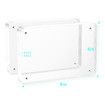 4x6 Acrylic Picture Frames, 2 Pack Clear Photo Frame, Transparent Free Standing Desktop Display Stand Rounded Corner 2 pcs