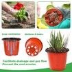 4" Small Plastic Plant Nursery Pot/Pots Seedlings Flower Plant Container Seed Starting Pots Indoor Outdoor (50pcs Pots and 50pcs Plant Labels)