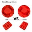 12 Cups Silicone Muffin Pan - Nonstick Cupcake Pan 2 Pack Regular Size Silicone Mold
