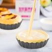 12pc 3inch Cake Egg Tart Molds Removable Bottom,Cupcake Cake Muffin Mold Tin Pan Baking Tool,Reusable Quiche Bakeware Carbon Steel for Pies,Cheese Cakes,Desserts