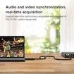 Video Capture Card USB 2.0 Audio Device Old VHS Mini DV Hi8 DVD VCR to Digital Converter for Mac, PC Support Windows