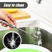 Stainless Steel Semi-Automatic Whisk,Stainless Steel Egg Whisk Hand Push Rotary Whisk Blender,Hand Push Mixer Stirrer Tool for Cooking Kitchen Home Egg Milk (12in)