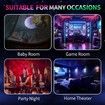 Astronaut Galaxy Projector for Bedroom, Star Projector with Moon Lamp, Space Nebula LED Night Light for Kids Teens Girls Boys