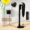 Portable Electric Milk Frother Coffee Blender Rechargeable With Stand Mini Portable Cream Whipping Latte Handheld Milk Frother