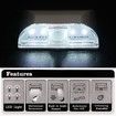 2 Pcs Keyhole Light, Infrared IR Wireless Door Lock Lamp, Auto Sensor Motion Detector, 4 LED Bulbs