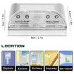 2 Pcs Keyhole Light, Infrared IR Wireless Door Lock Lamp, Auto Sensor Motion Detector, 4 LED Bulbs